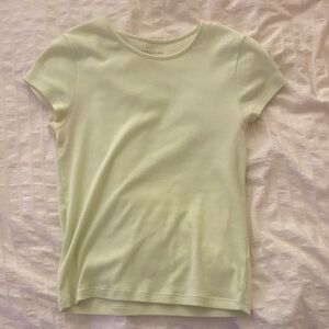 American Eagle Outfitters Beige Ribbed Top